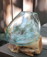 Load image into Gallery viewer, Molten Glass on Wood - Medium Bowl - handmade items, shopping , gifts, souvenir