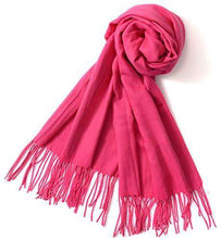 Load image into Gallery viewer, Winter Long Wool Soft Warm Tassel Scarves for Women Men Ladies - handmade items, shopping , gifts, souvenir