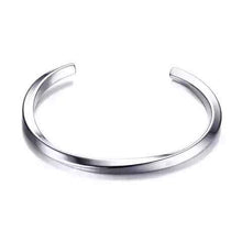 Load image into Gallery viewer, Silver Clasp Bracelets Plain Solid Bracelets Pasal 