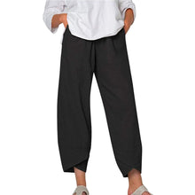 Load image into Gallery viewer, Womens Cotton Linen Casual Summer Trousers Trousers Pasal 