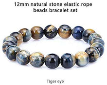 Load image into Gallery viewer, Tiger Eye Bead Stretchy Elastic Bracelet Natural Energy Stone - handmade items, shopping , gifts, souvenir