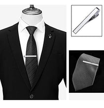 Load image into Gallery viewer, Tie Clip Skinny Tie Bar for Mens Square Edges Tie Clips Pasal 