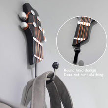 Load image into Gallery viewer, Vintage Guitar Shaped Decorative Hooks Rack Wall Coat Racks Coat Hooks Pasal 