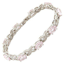 Load image into Gallery viewer, Link Tennis Bracelet &amp; Oval Cut - handmade items, shopping , gifts, souvenir