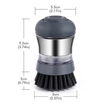 Load image into Gallery viewer, Refillable Kitchen Brush Soap Dispensing Palm Brush Brushes Pasal 