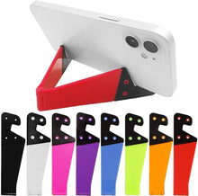 Load image into Gallery viewer, 8 PCS Universal Pocket sized Colorful Portable Foldable V model Mobile Phone Holder Accessories Pasal 
