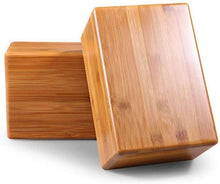 Load image into Gallery viewer, Yoga Blocks Bricks Wooden Bamboo Yoga Block - handmade items, shopping , gifts, souvenir