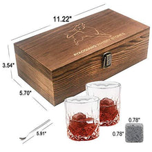 Load image into Gallery viewer, Whiskey Stones Gift Set 16 Granite Reusable Whiskey Rocks Chilling Ice Cubes Barware Sets Pasal 