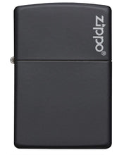 Load image into Gallery viewer, Zippo Matte Pocket Lighters with logo Black Matte Lighters Pasal 