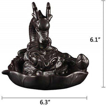 Load image into Gallery viewer, Incense Burner Home Dragon Backflow  With 20PCs Ceramic Holder - handmade items, shopping , gifts, souvenir