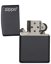 Load image into Gallery viewer, Zippo Matte Pocket Lighters with logo Black Matte Lighters Pasal 
