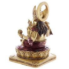 Load image into Gallery viewer, Red Ganesh Statue 14 cm Gold Statue Pasal 