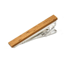 Load image into Gallery viewer, Smart Mens Wood Tie Clip 3 pcs Natural Tie Bar Tie Clips Pasal 