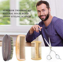 Load image into Gallery viewer, Beard Care Kit with Beard Brush Comb Oil and Beard Scissors for Men - handmade items, shopping , gifts, souvenir
