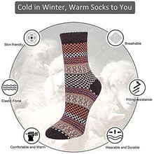 Load image into Gallery viewer, 5 Pack Women Socks Wool Thermal Warm Knitting Ladies Socks for Winter - handmade items, shopping , gifts, souvenir