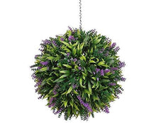 Load image into Gallery viewer, Blooms Artificial Hanging Baskets Outdoor Plants Topiary Grass Flower Artificial Flora Pasal 