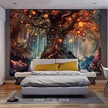 Load image into Gallery viewer, Magical Forest Tapestry Life Tree Wall Hanging For Bedroom - handmade items, shopping , gifts, souvenir