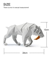 Load image into Gallery viewer, Statue Decor Leopard Dinosaur Sculpture Animal Saber Toothed Tige Figurines Pasal 