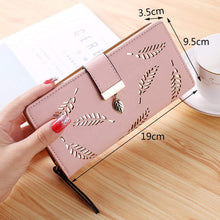 Load image into Gallery viewer, Pink Leather Long Purse Wallets Pasal 