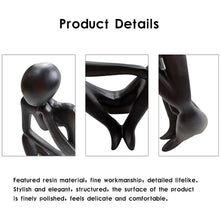 Load image into Gallery viewer, The Resin Thinker Statue Modern Black Statues Pasal 