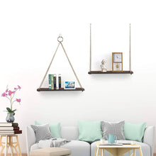 Load image into Gallery viewer, Floating Shelves with String Set of 2 Floating Shelves Pasal 