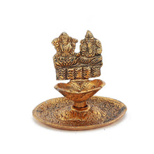 Load image into Gallery viewer, Lakshmi Ganesh Hand pooja Puja Diya oil lamp Diya Lamp Pasal 