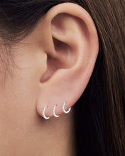 Load image into Gallery viewer, Silver Hoops Earrings for Women Earrings Pasal A-silver-8/10/12mm 