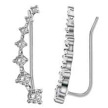 Load image into Gallery viewer, Crystals Ear Cuffs Hoop Climber Earrings Pasal 