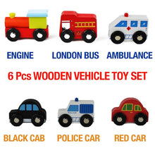 Load image into Gallery viewer, Wooden Toys Cars Bus Engine Cars &amp; Race Cars Pasal 
