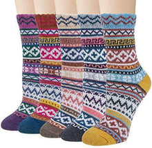 Load image into Gallery viewer, 5 pairs Women Socks Wool Winter Thermal Soft Classic Business Chunky Socks Breathable - handmade items, shopping , gifts, souvenir