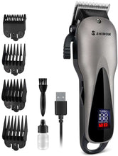 Load image into Gallery viewer, Hair Clipper Set Electric Hair Trimmer Razor Rechargeable Mens Grooming Kit - handmade items, shopping , gifts, souvenir