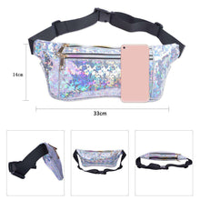 Load image into Gallery viewer, Holographic Waist Bag Fanny Pack for Women - handmade items, shopping , gifts, souvenir