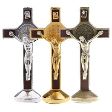 Load image into Gallery viewer, Jesus Christ Cross Statue Figurine For Car Figurines Pasal 