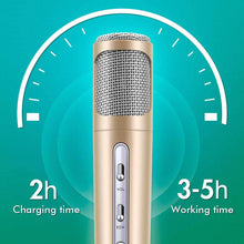 Load image into Gallery viewer, Microphone for Kids Wireless Bluetooth Karaoke for Home Party Birthday Gifts - handmade items, shopping , gifts, souvenir