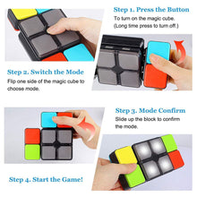 Load image into Gallery viewer, Gifts for Old Boys Girls Magic Cube Speed Cube 4 Modes Music Electronic Toy Electronic Games Pasal 
