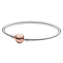 Load image into Gallery viewer, Womens 14k Rose GoldPlated and Sterling Silver Bangle Bracelet Bracelets Pasal 
