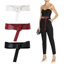 Load image into Gallery viewer, Womens Adjustable Knotted Waistband Wide Waist Belts Belt Pasal 