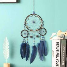 Load image into Gallery viewer, Handmade Dream Catcher With Feather And Beads For Wall Hanging Home Decoration Ornament Craft - handmade items, shopping , gifts, souvenir