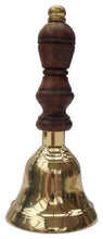 Load image into Gallery viewer, Traditional School Library Hand Bell with Wooden Handle Bell Pasal 