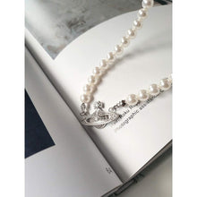 Load image into Gallery viewer, Pearl Necklaces White Planet Crystal Necklace Pasal 

