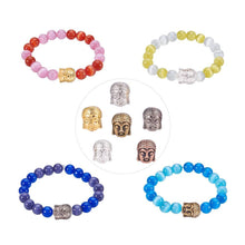 Load image into Gallery viewer, Elite 60 pcs Tibetan Style Alloy Spacer Beads Ornament Beads Pasal 