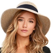 Load image into Gallery viewer, Womens Beach Sun Straw Hat Sun Hats Pasal 