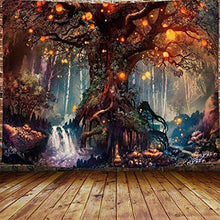 Load image into Gallery viewer, Magical Forest Tapestry Life Tree Wall Hanging For Bedroom - handmade items, shopping , gifts, souvenir