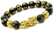 Load image into Gallery viewer, Black Hand Carved Mantra Bead Bracelet - handmade items, shopping , gifts, souvenir