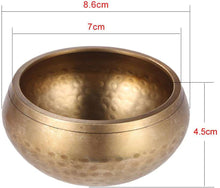 Load image into Gallery viewer, 2.8 Inch Handmade Tibetan Bell Metal Singing Bowl with Striker for Meditation Healing Relaxation Yoga - handmade items, shopping , gifts, souvenir
