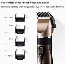 Load image into Gallery viewer, Hair Clippers for Men Hair Cutting Kit Electric Rechargeable Beard Trimmer Cordless Low Noise - handmade items, shopping , gifts, souvenir