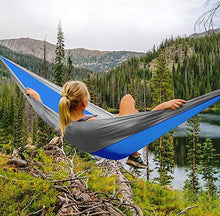 Load image into Gallery viewer, Travel Camping Hammock Double Camping Hammocks Waterproof Portable and Lightweight for Backpacking Hiking Travel Outdoor Hammocks &amp; Loungers Pasal 