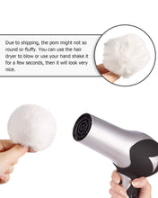 Load image into Gallery viewer, Keychain Fluffy Balls with Snowflake Keyring Pasal 
