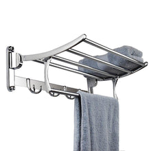 Load image into Gallery viewer, Candora Stainless Steel Wall Mounted Bathroom Towel Rack Bathroom Shelves Pasal 