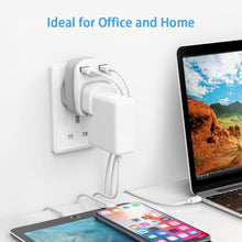 Load image into Gallery viewer, USB Plug Adaptor UK with 2 USB Slots Extension Cords Pasal 
